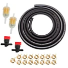 9.85 Foot 5/16 Inch Id Fuel Line Set WITH15 Pcs 2/5" Hose Clamps 5/1.... Fixed Price $43.96.