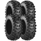 (qty 4) 13X4.00-6 Carlstar Xtrac 37A3 Load Range Black Wall Tires. Fixed Price $184.96.