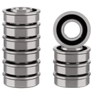 Xike 10 Pcs Flanged Ball Bearings Id 3/4" Wheel Od 1-3/8. Fixed Price $20.77.