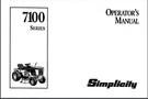 Simplicity 7112 7114 7116 7117 7119 Hydrostatic Tractor Operator's Manual 56 Pgs. Fixed Price $22.95.