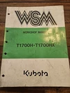 Kubota T1700HX Tractor Workshop Manual. Fixed Price $40.00.