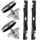 2PAK 46" Deck Spindle Blade Kit For Cub Cadet ZT1 ZTS1 Craftsman Troy-bilt Mower. Fixed Price $119.99.