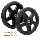 2X 12" Push Lawn Mower Plastic Wheel Fit Craftsman Generator Garden Tiller. Fixed Price $28.49.