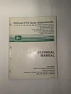 John Deere Horicon Pto Drive Attachment Manual TM1594 Free Shipping (see Photos). Fixed Price $28.00.