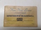 Mcculloch Corp Chain Saw Mini Mac Series Owners Manual 1973 Book 83924. Fixed Price $15.74.
