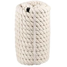 Mukchap 1.25 Inch X 49 Feet Soft Cotton Rope, 3 Strand Thick Twisted White. Fixed Price $68.29.