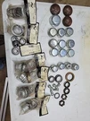 Martin Wheel 3/8" To 1/16" Trailer Axle Bearing Kit Lot BK-6 BK-9 & Misc Cap. Fixed Price $47.00.