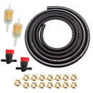 9.85 Foot 5/16 Inch Id Fuel Line Set WITH15 Pcs 2/5" Hose Clamps 5/1.... Fixed Price $39.55.