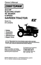 Owner Manual Sears Craftsman 22.0 Hp Lawn Tractor 46 Mower- Model 917.273070. Fixed Price $21.95.