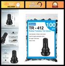 100 Pcs TR412 Rubber Snap-in Tire Valve Stems For Cars, Trucks, Atvs, Trailers. Fixed Price $41.99.