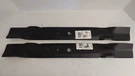QTY/2 21" Rotary 10635 Maxpower 561806 Blades 42" Deck John Deere GX20249. Fixed Price $25.95.