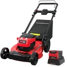 Powersmart Cordless Lawn Mower Walk-behind Battery And Charger Included. Fixed Price $399.90.