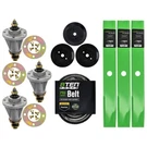8TEN Blade Spindle Belt Kit For Toro Wheel Horse 15-48SC01 48-INCH 106637 111726. Fixed Price $216.95.