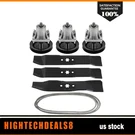 Deck Rebuild Kit Blades Spindles Belt Fits Cub Cadet 46" 1045 1046 Mtd. Fixed Price $95.09.