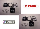 Genuine Oem Zama Part # RB-75; Carburetor Rebuild Kit 2 Pack. Fixed Price $24.99.