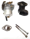 Kawasaki FC159V Carburetor Intake Parts Oem Mikuni (lot 929). Fixed Price $35.00.