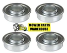 (4) New Repl Wheel Flange Bearings Mtd 741-0262 741-0484 941-0484 1-1/8" X 1/2". Fixed Price $11.95.
