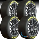 Pro-line PRO1023311 1/7 Goodyear Nascar Cup F/r Mtd 17MM Wheels (4) : Infraction. Fixed Price $78.95.