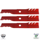 Exmark 48" Extreme High-lift Blades 116-5177-S Fits Lazer Vantage 3-PACK. Fixed Price $89.97.