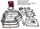 696403 Rings And Gasket Set Fits Briggs 13, 14.5, 15 Hp Ohv Engines Model 28. Fixed Price $69.95.
