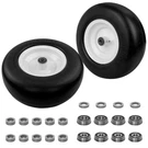 Hqpasfy 13X5.00-6 Lawn Mower Tire & Flat-free, White. Fixed Price $92.26.