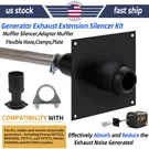 Generator Exhaust Extension Silencer Kit For Firman Honda W/ Adapter Muffler. Fixed Price $67.99.