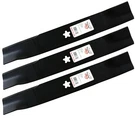 52" Rotary #13361 Lawnmower Blade Set (3) For Husqvarna #574870801 5PT Star Ch. Fixed Price $44.95.