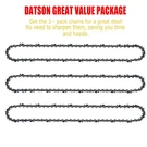 3PCS,18 Inch Chainsaw For Redmax G621AVS, Low Kickback 3/8" .050" 66DL. Fixed Price $30.99.