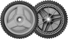 2PC Front Drive Wheels Fit Husqvarna HU700F Mower 917374420 917374421 917374422. Fixed Price $34.94.