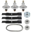 ?48" Mower Deck Rebuild Kit Fits John Deere D140 100 Series Blades Pulleys. Fixed Price $111.49.