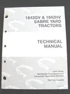 John Deere Sabre 1842GV 1842HV Tractor Service Manual. Fixed Price $19.40.