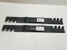 QTY-2 21.425" Rotary 12919 Mulching Blades, 42" Cut John Deere GX20249. Fixed Price $34.95.