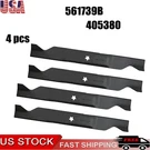 (4) Mower Blades 405380 For 46" Deck Fits Craftsman 532 Husqvarna. Fixed Price $70.99.