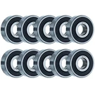 Niche Wheel Bearing 6302-2RKQE6 15X42X13MM Single Row Deep Groove 10 Pack. Fixed Price $33.95.