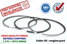 Piston Rings Set 72MM Std For Yanmar 3TNA72UJ, John Deere F935 Tractor Parts. Fixed Price $49.90.