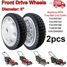 Front Drive Wheels Mtd Troy-bilt Self Propelled Mowers 734-04018C 734-04018B. Fixed Price $27.37.