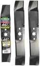 3 Mulching Blade Set For 46" Deck Mtd Cub Cadet LT1045 LT1046 I1046 Riding Mower. Fixed Price $43.65.