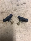 Pair Of Mounting Carriage Bolt And Wing Knobcraftsman 42/46 24019 Grass Catcher. Fixed Price $13.99.