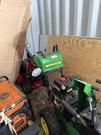 John Deere Snow Blower Attachment For Tractor Gasoline Powered Green Yellow. Fixed Price $300.00.