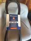 Husqvarna Oem 54" Mower Deck Belt 587686701 & Poulan Craftsman 532196103. Fixed Price $35.00.