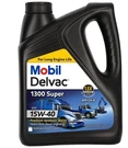 Mobil Delvac 1300 Super Motor Oil 15W40 Synthetic Blend Heavy Duty Diesel Gal. Fixed Price $28.00.
