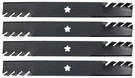 (4) Usa Mower Blades Mulching For Ayp 532138971 532139775 HU22004 42" Deck. Fixed Price $59.89.