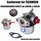 Carburetor 640350 For Toro 6.5HP Gts 22IN Recycler Lawnmower Tecumseh Kit. Fixed Price $10.53.