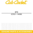 Mtd 951-14585 Muffler Single Craftsman Huskee Mustang Hydro CLT42H. Fixed Price $103.90.