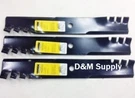 Set Scag Yazoo 61" Predator Mulching Mower Blades 48111 482464 48304 101733. Fixed Price $78.64.