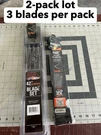 2-PACK Lot 3/PC Genuine Oem Bad Boy 42" Lawn Mower Blade Set Mz 038-2009-00. Fixed Price $90.19.