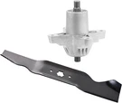 New Oregon 82-513-2 Spindle Assy & Blade Replaces Mtd 618-0138 618-0142 918-0142. Fixed Price $39.99.