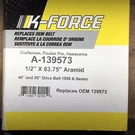 K-force A-139573 Belt 46 & 50 Craftsman Poulan Pro Husqvarna Oem. Fixed Price $19.95.