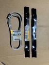 Oem Husqvarna 46" Mower Belt & Blades Combo 532403107 532405380 405143 Craftsman. Fixed Price $32.95.