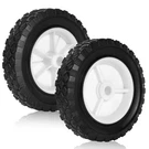 Zhiyue Tire 6 Heavy-duty Rubber Wheels 2-PACK W/1/2 Bore, Inch, White. Fixed Price $24.64.